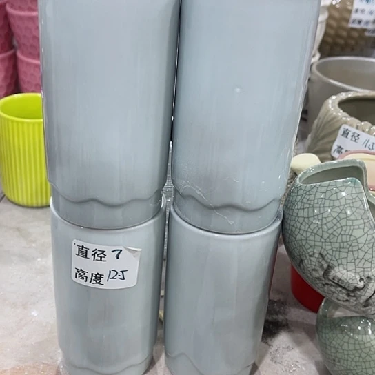 多肉绿植陶瓷花盆9.9包邮，有孔