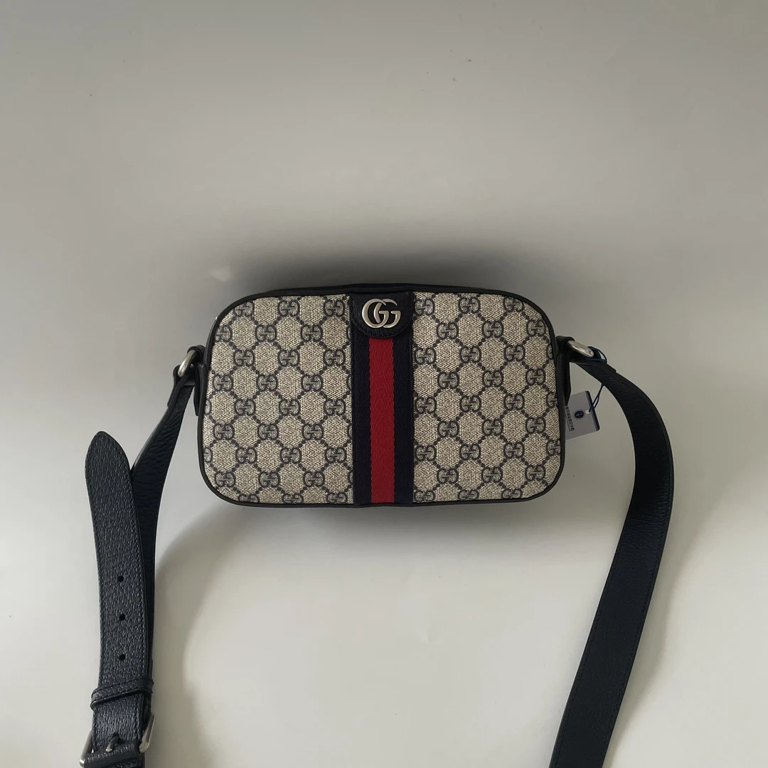 99新 GUCCI/古驰 古驰2025新款蓝老花相机包189-24/15/7