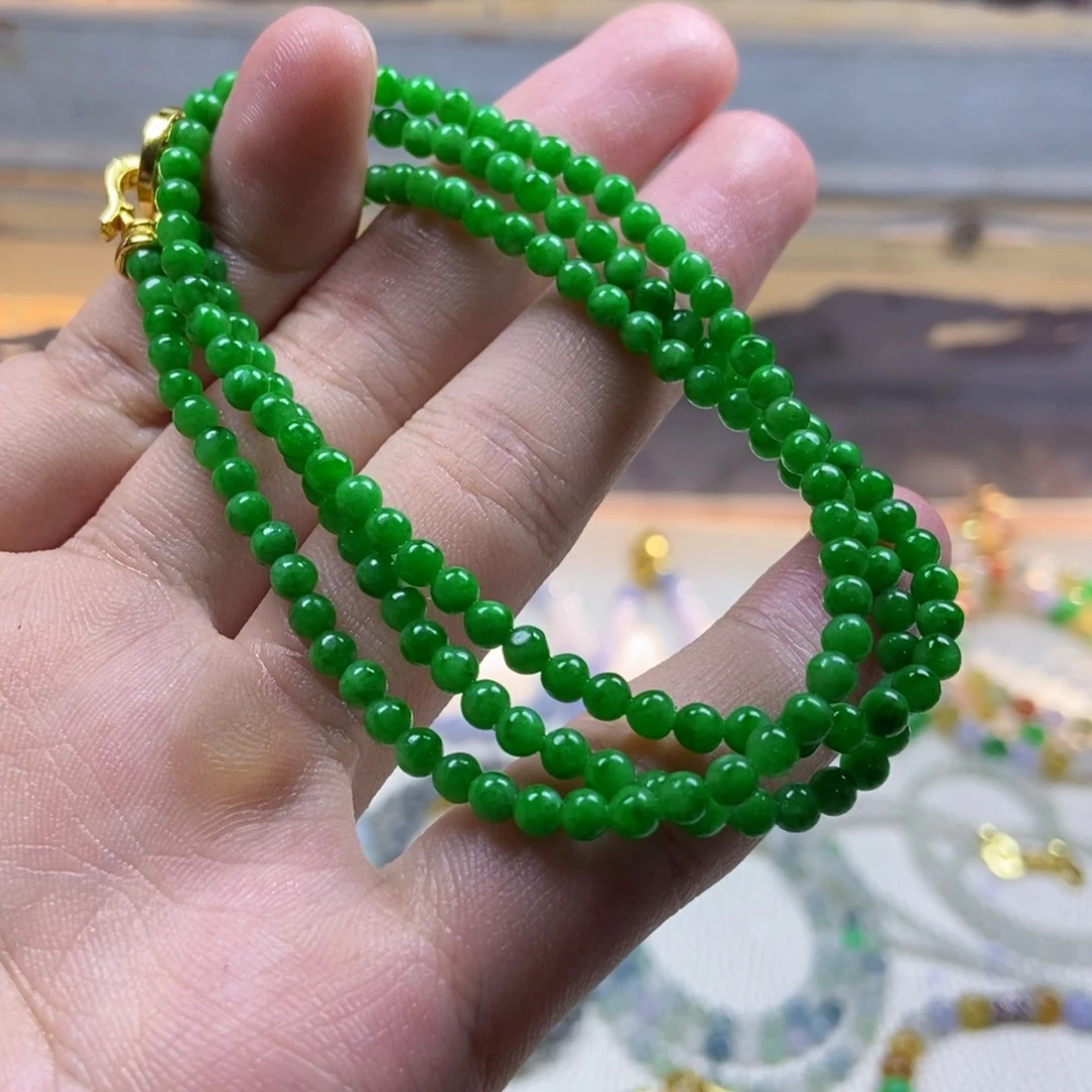 定制翡翠未镶嵌缅甸翡翠A货卡3.8