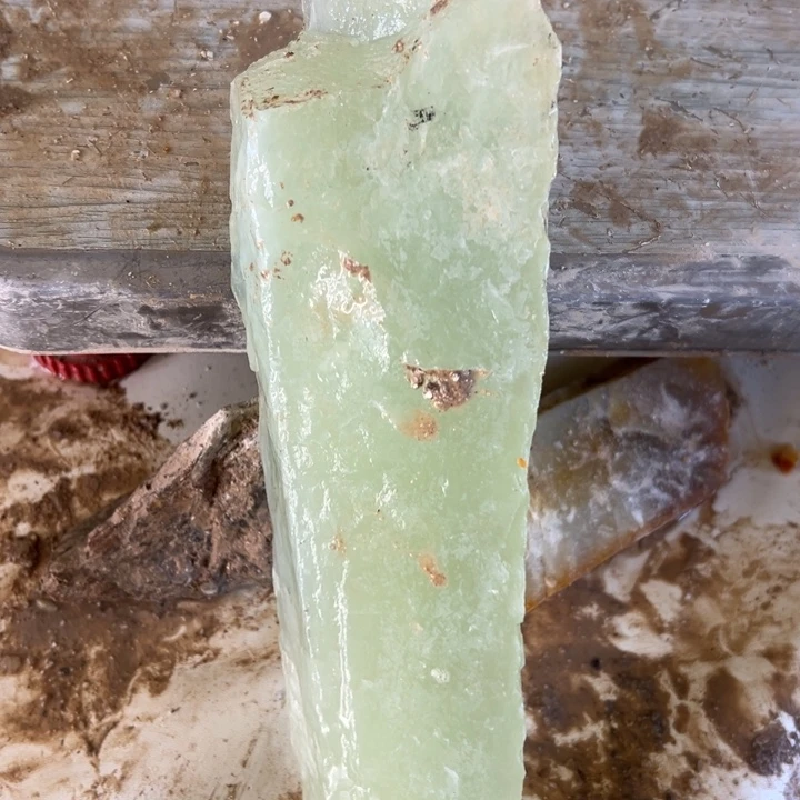 随***愿蛇纹石玉未镶嵌天然岫玉多样性发一