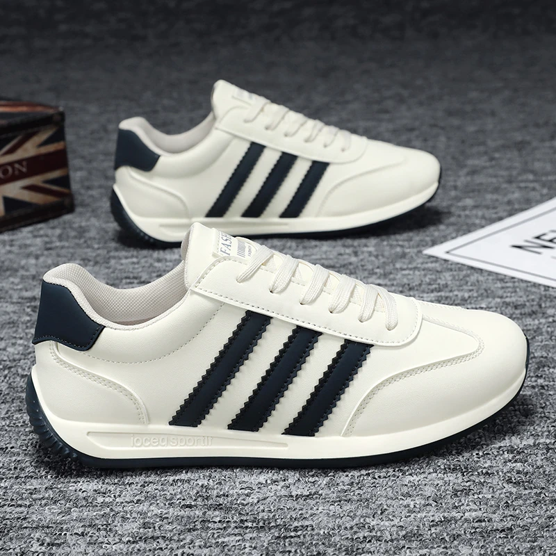 2025运动鞋透气鞋子潮流百搭低帮防滑潮鞋软底鞋小白鞋男鞋新款