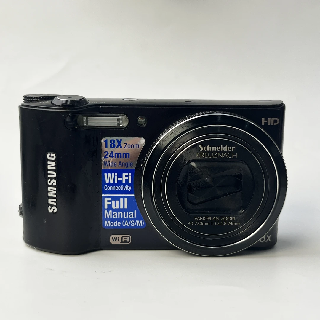 95新 Samsung/三星 wb150f黑自带美颜1600万像素18倍变焦数码相机