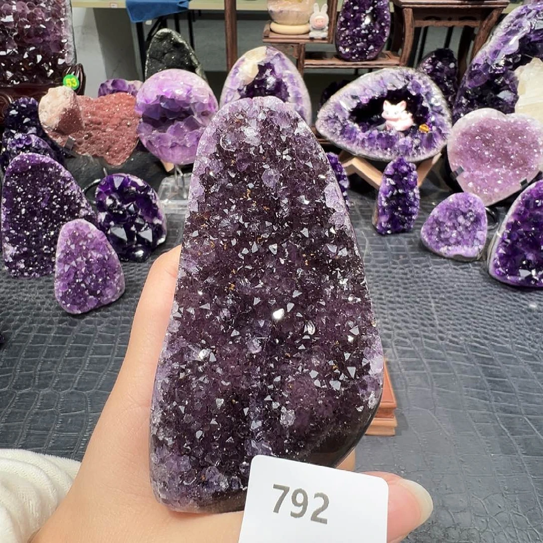 未镶嵌珠宝半成品紫晶