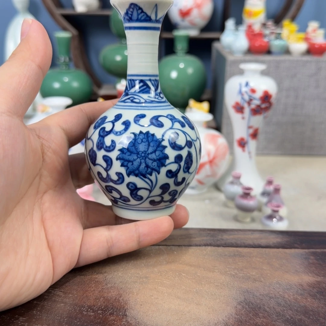 陶瓷手工小花器摆件