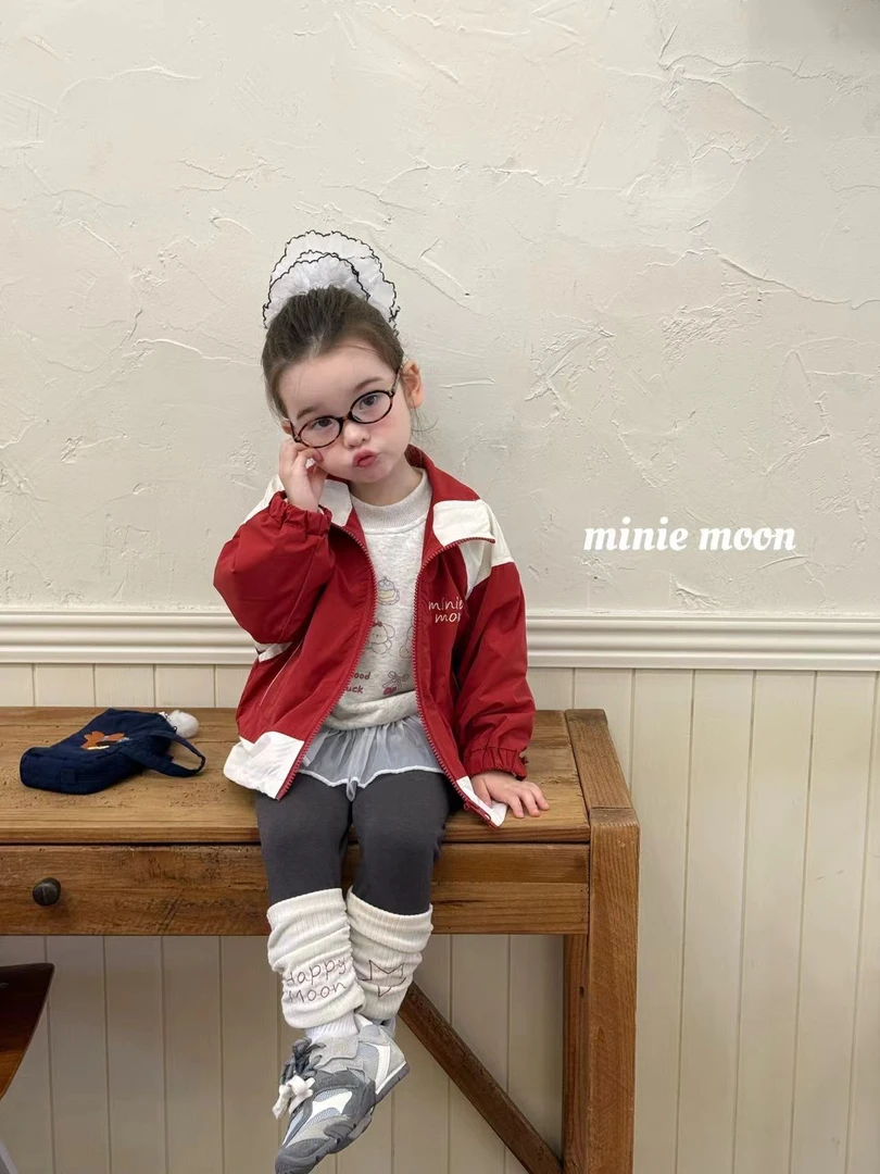 女童白色蕾丝卫衣红色卡通外套（XYL-3001+3002-秋A）汉服