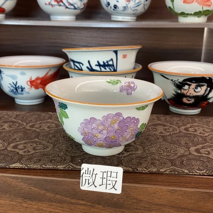 釉下老陶泥手工绘制