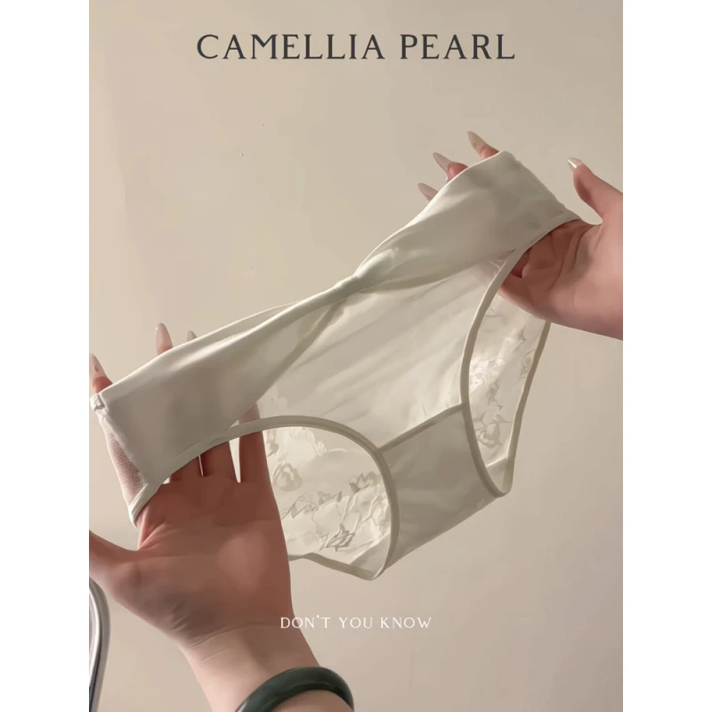 高颜值性感蕾丝内裤气质简约小众时尚透气三角裤女