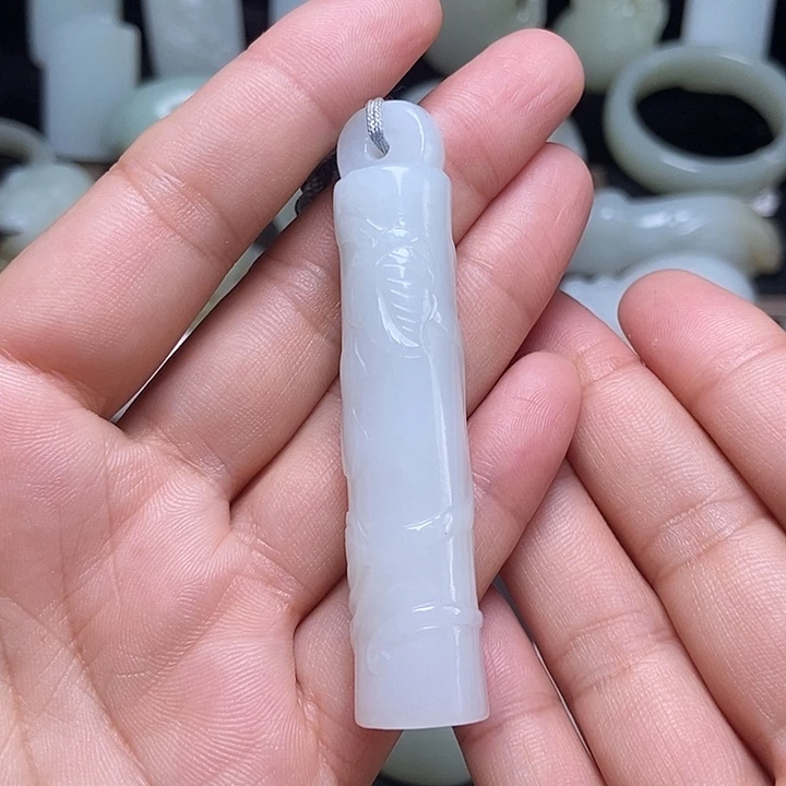 和田玉未镶嵌吊坠(不含链)