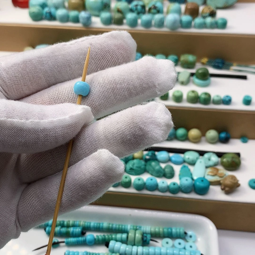 绿松石未镶嵌挂件