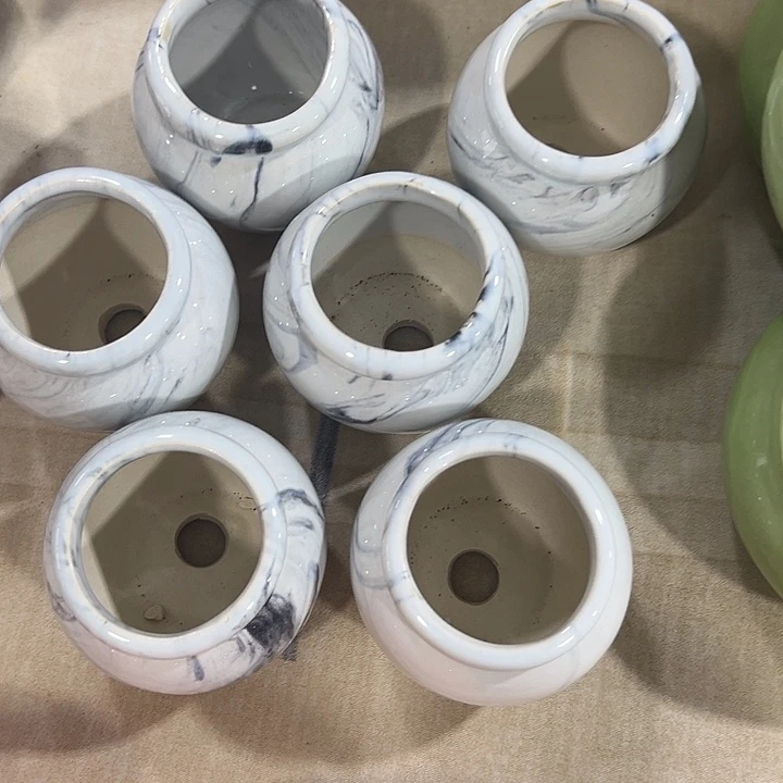 微瑕陶瓷花盆满9.9发