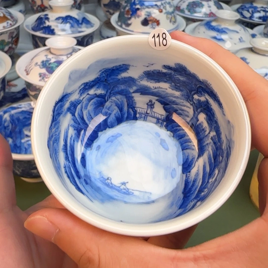 彦祖纯手工手绘茶具118