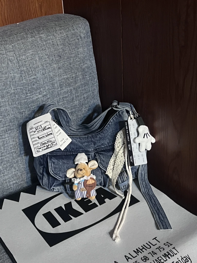 原创小众创意公仔手作潮玩包包过款百搭编码[557]