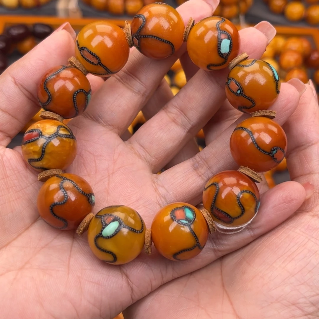 蜜蜡未镶嵌裸石蜜蜡w