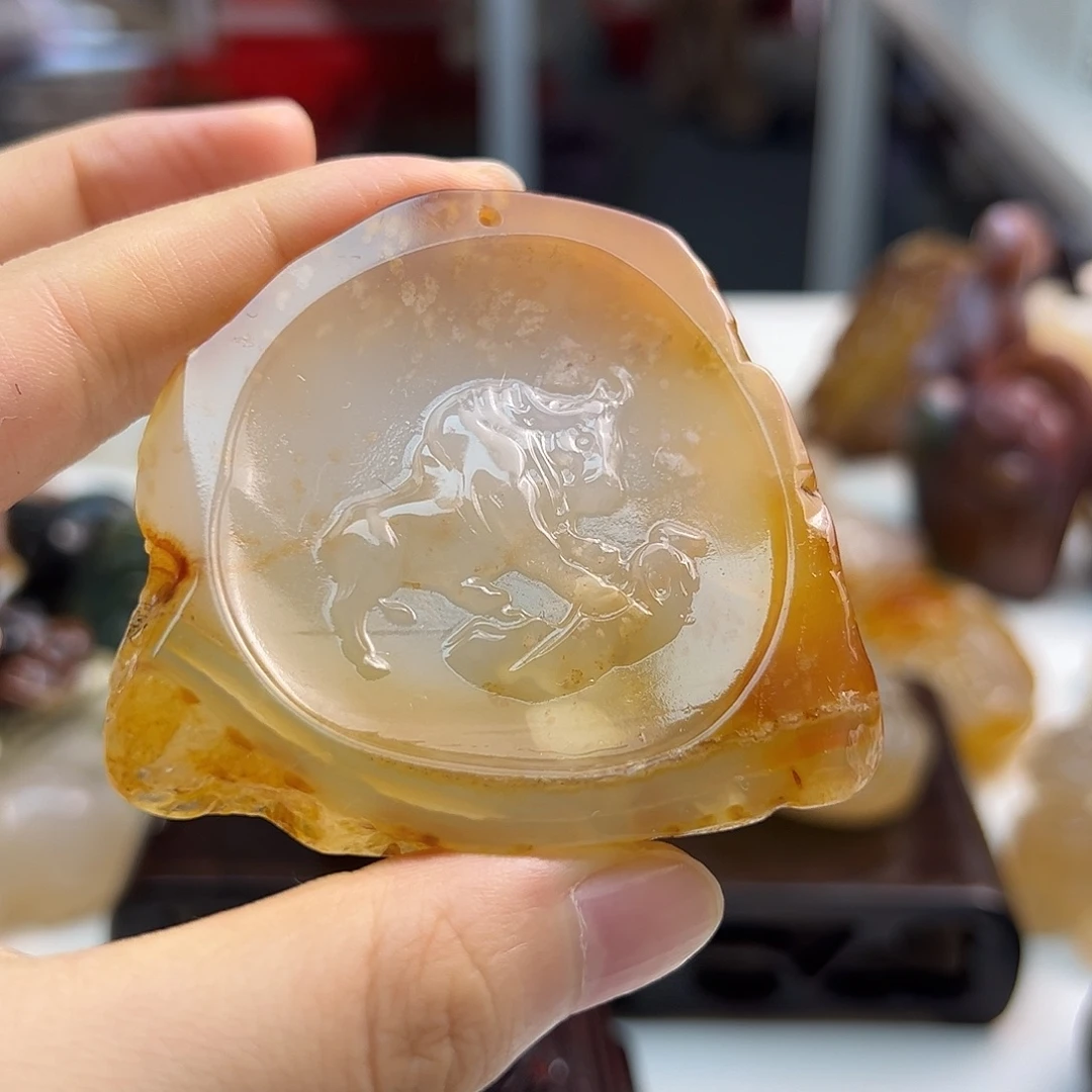 玛瑙/玉髓未镶嵌颈饰