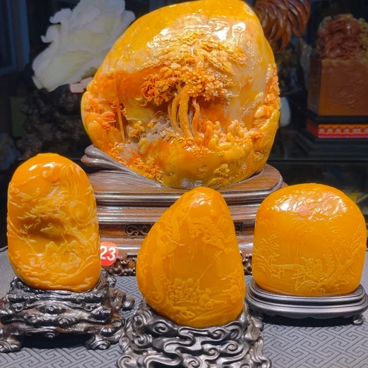 寿山石抖****好寿山石雕刻艺术品