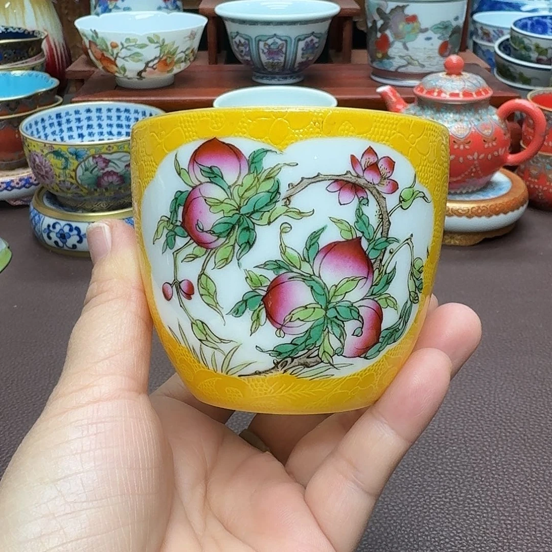瓷片景德镇仿古手工制作精品展示