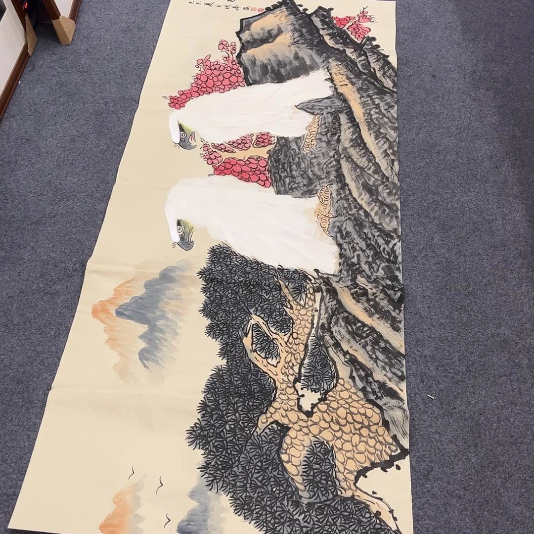 国画D手绘作品单幅任发