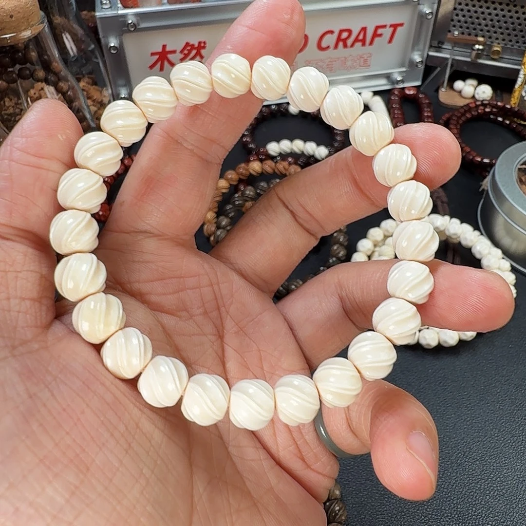 秘***…檀香木手串/手链猛犸双线扭丝