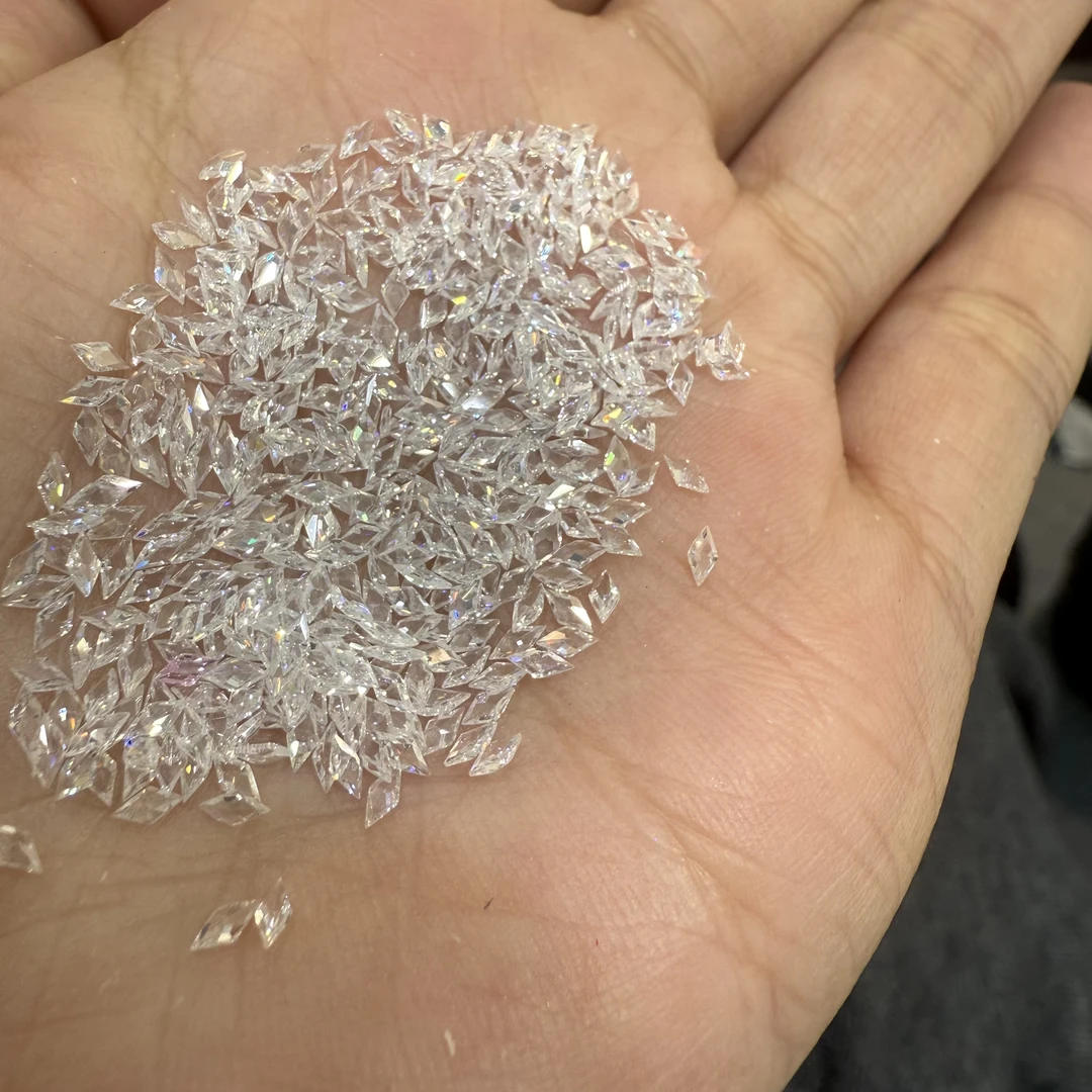 希妹美甲菱形雪花拼钻200颗