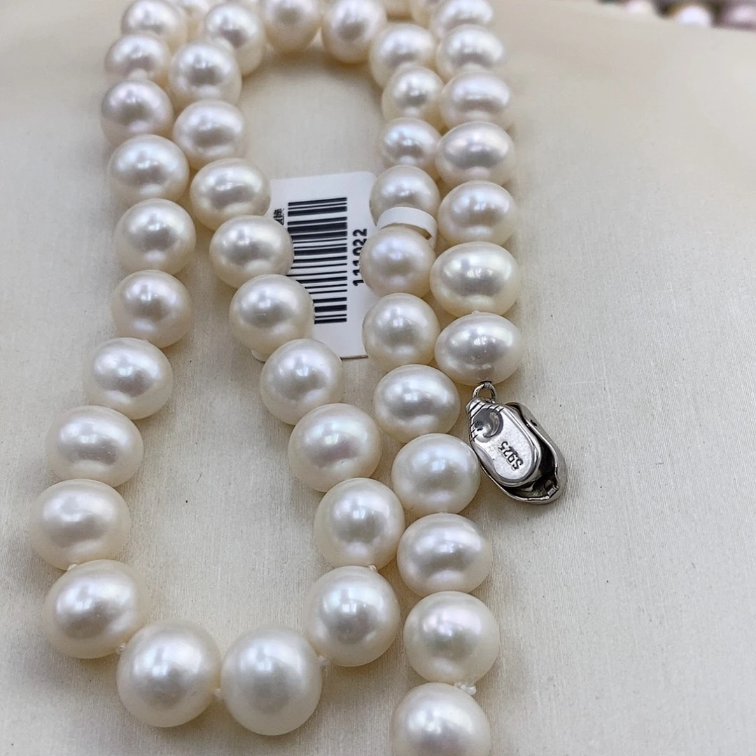 淡水珍珠未镶嵌颈饰9-10