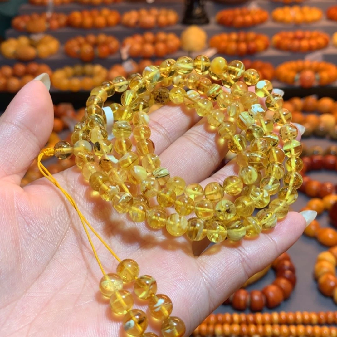 【闪购商品】手链蜜蜡未镶嵌火**座蜜蜡手链