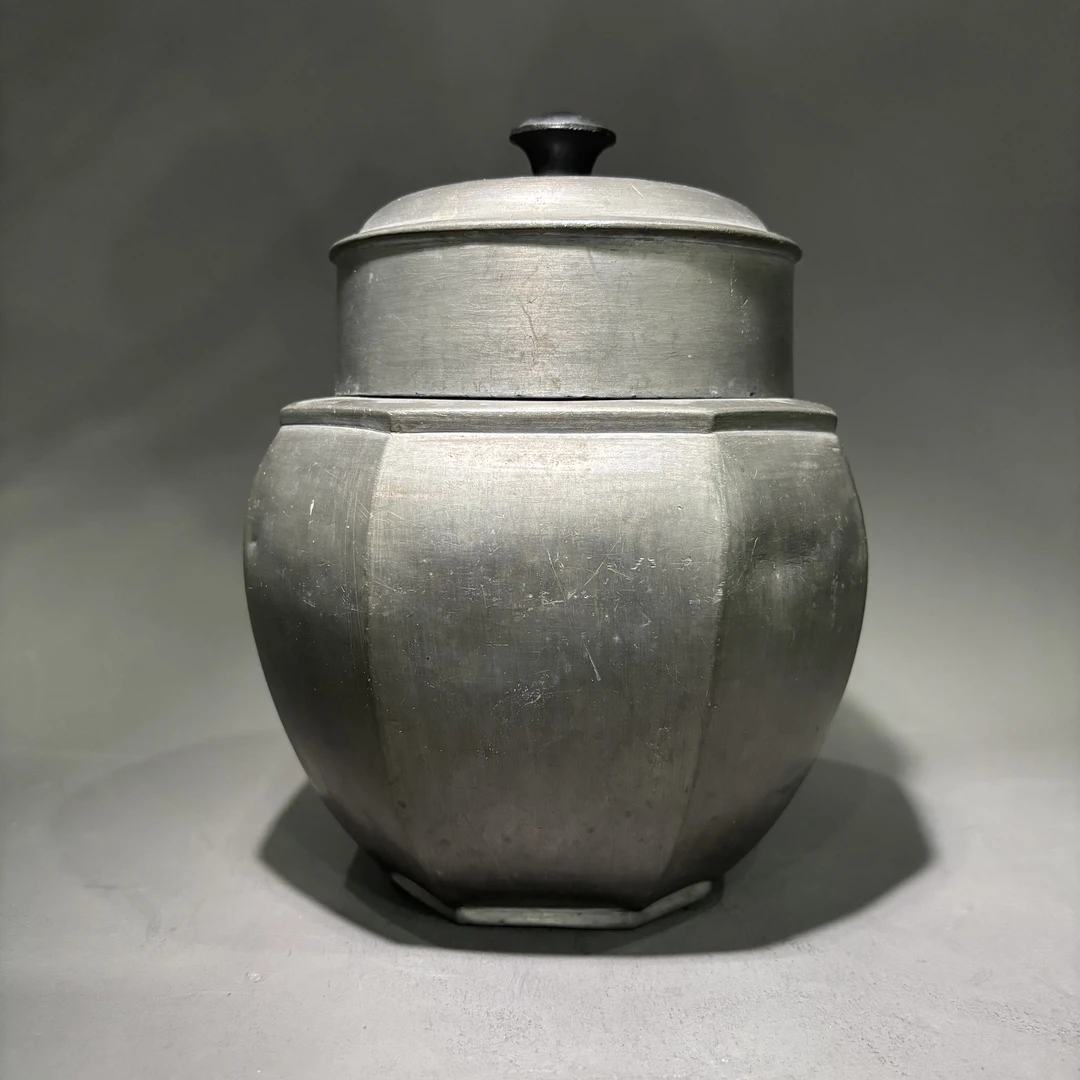 HZ99815锡制茶叶罐-朵云轩