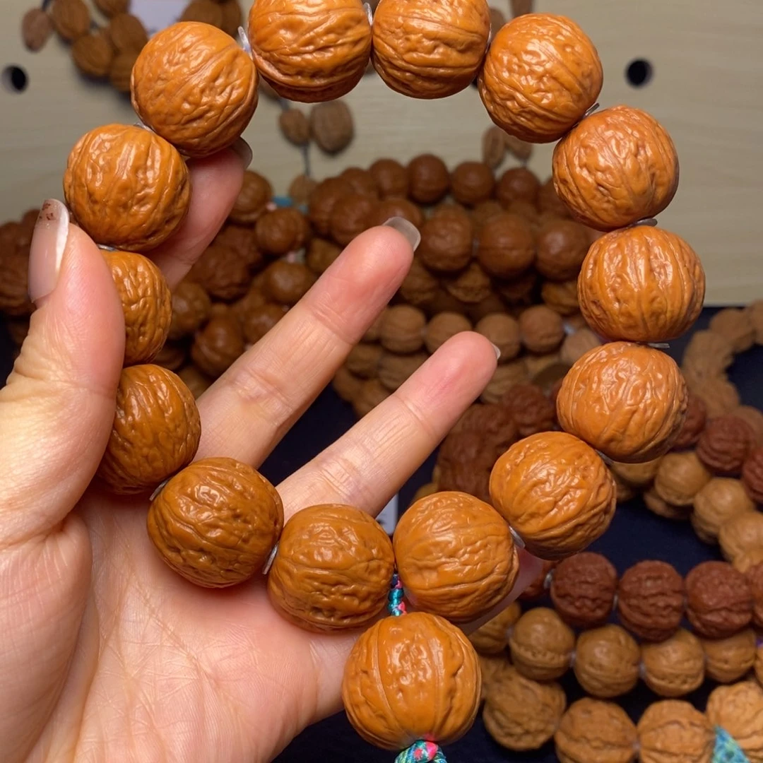 文玩核桃手串楊*光头元宝