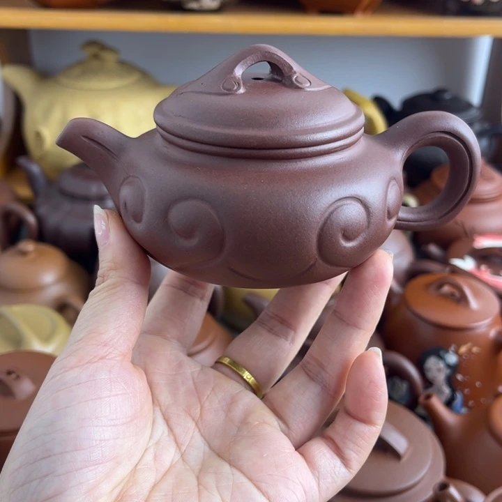 紫砂茶壶150cc底槽清半手