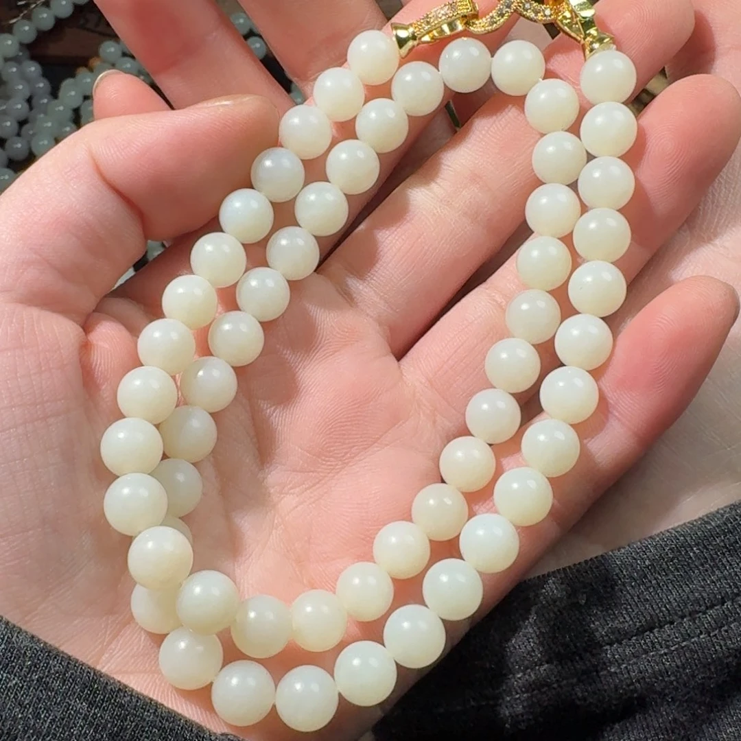 和田玉手串未镶嵌