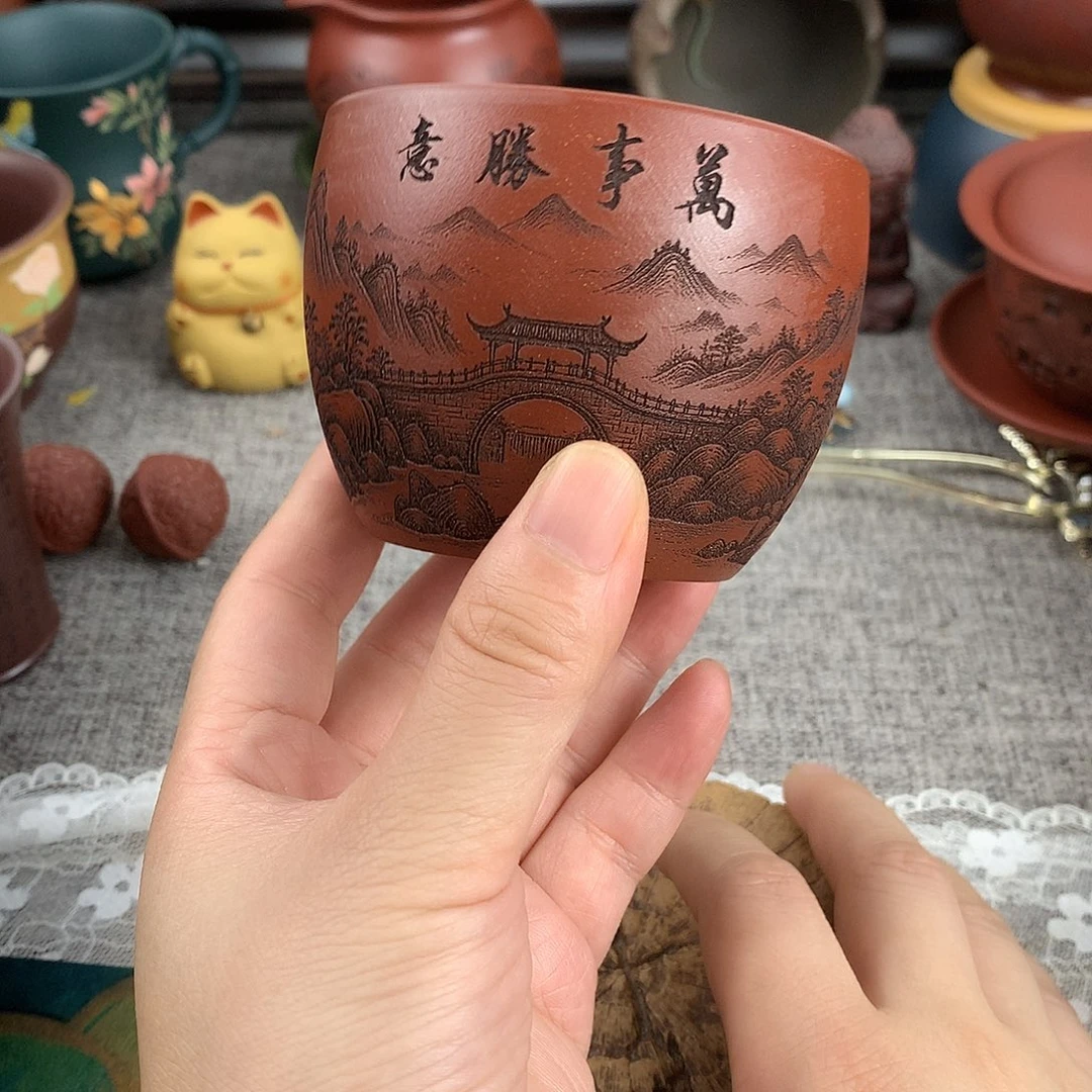 茶杯紫砂高端主人杯