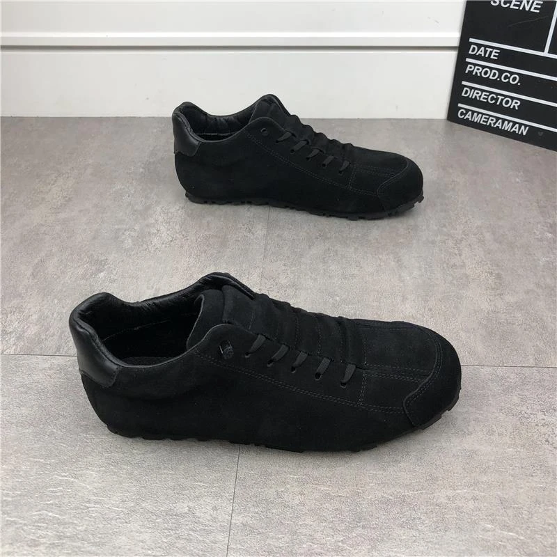 2025春季新款时尚透气休闲鞋百搭舒适一脚蹬舒适软底懒人鞋潮男鞋