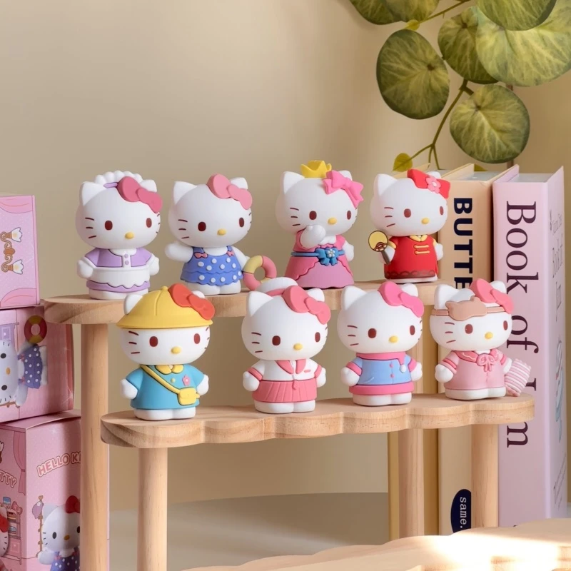 hellokitty盲盒百变凯蒂猫潮玩手办一整套公仔女生生日礼物推荐