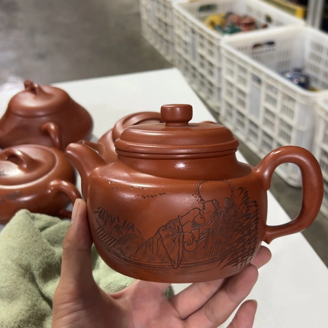 茶壶紫砂老厂紫砂壶一件？