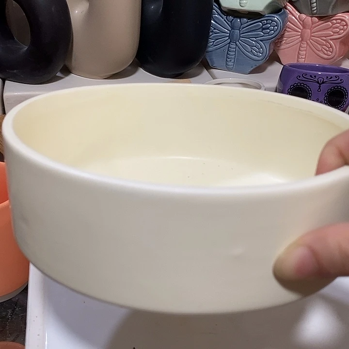 摆件陶盆有孔 瑕疵介意勿拍
