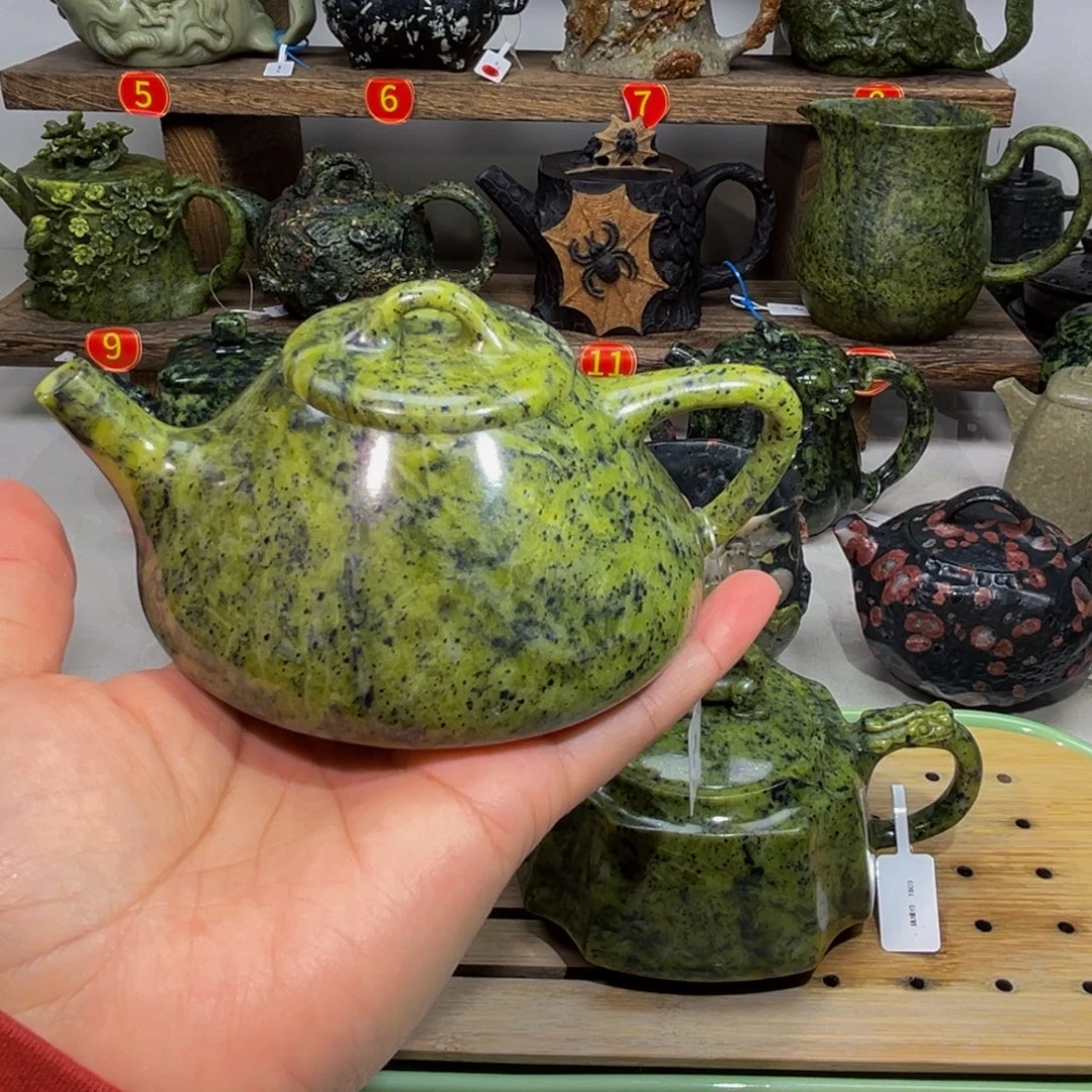 藏玉药王石石瓢壶200c