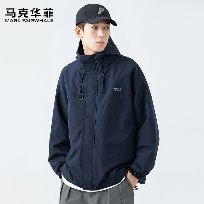 马克华菲潮牌设计感外套男士秋冬季2025新款宽松休闲夹克冲锋衣服