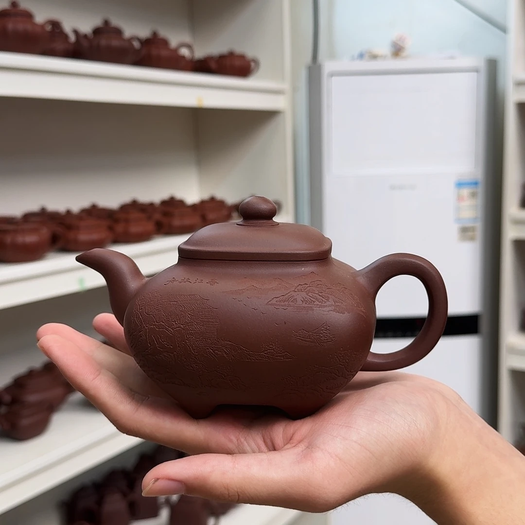 紫砂茶壶传炉450cc
