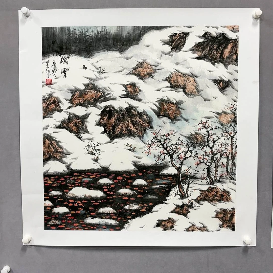 国画国画纯手绘作品请放心去藏