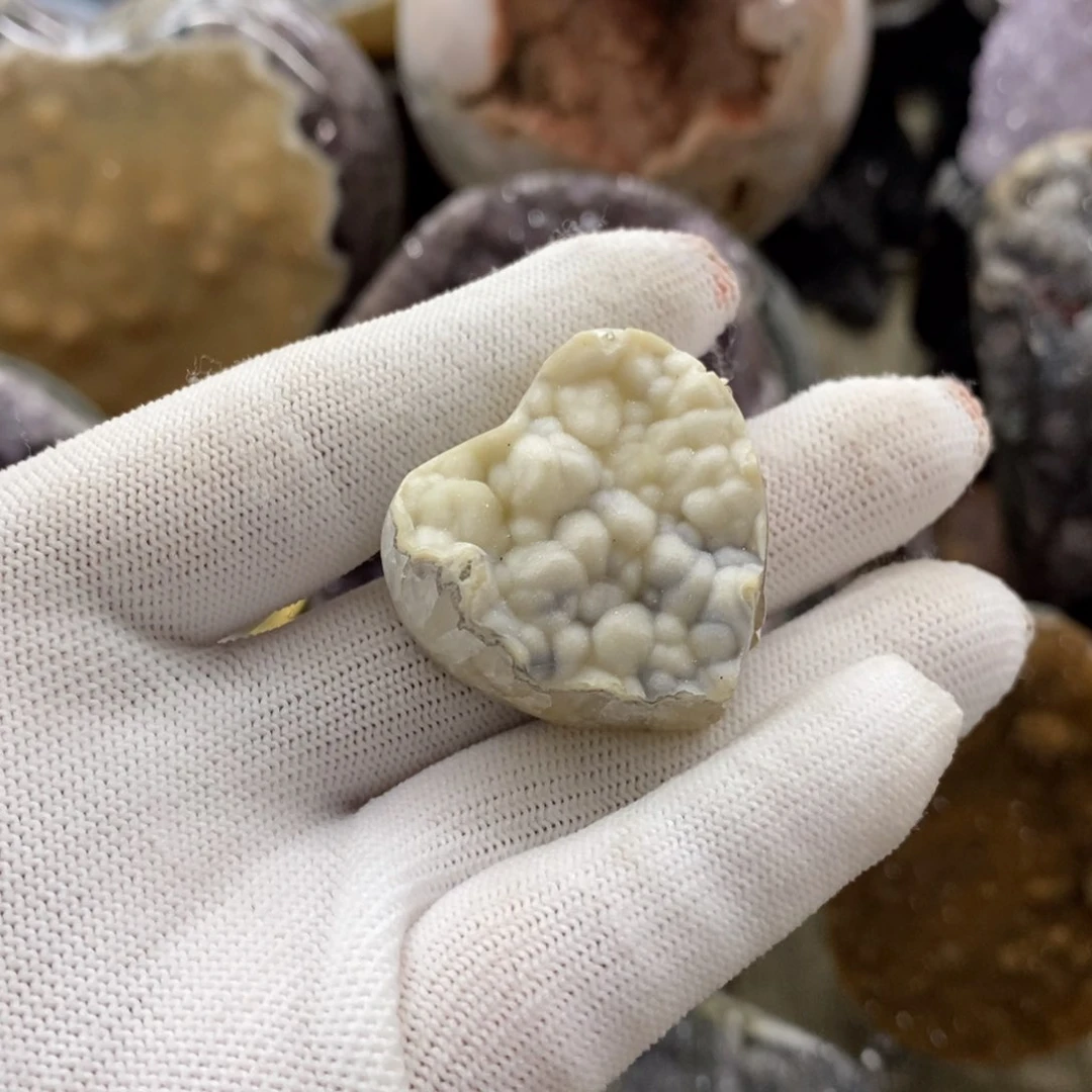 水晶牙软爱心未镶嵌一*