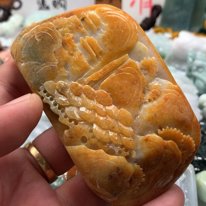 翡翠未镶嵌颈饰保真天然a货翡翠