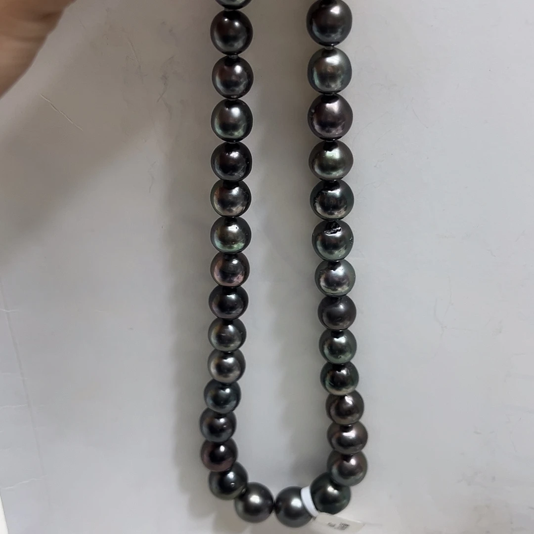 银S925镶嵌海水珍珠颈饰