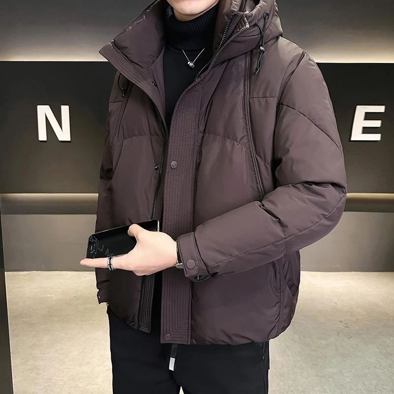 【香港立督&轻奢正品】连帽加厚羽绒服男2025新款冬季潮牌微宽松