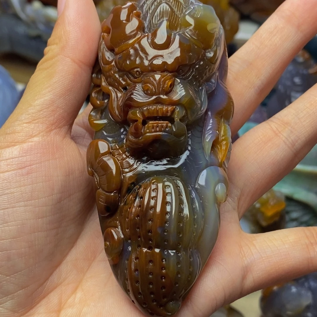 玛瑙/玉髓未镶嵌把件