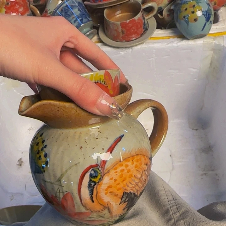 瓷片景德镇陶瓷手工手绘