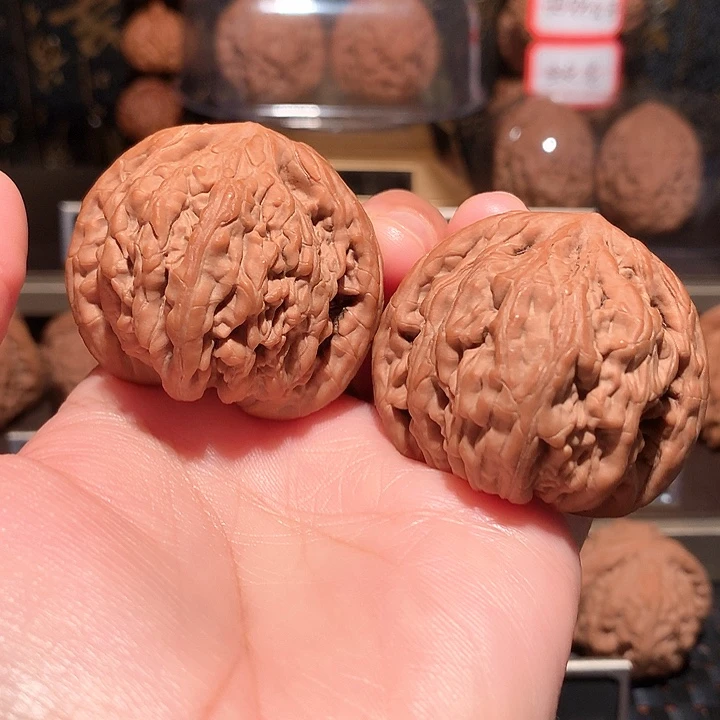 飞***文玩核桃把件虎头王