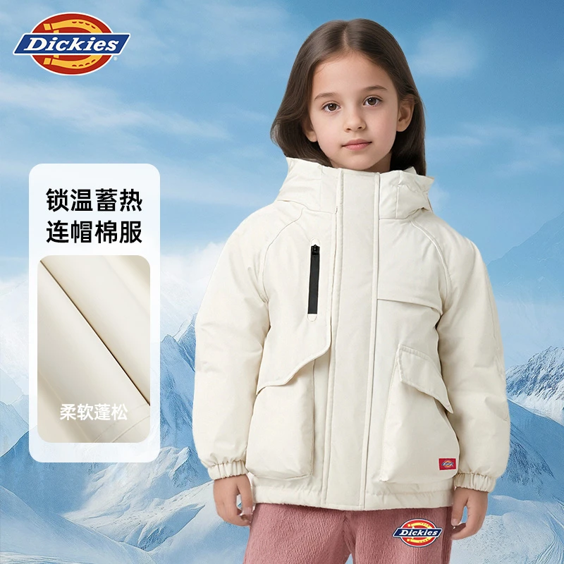 Dickies男童外套秋冬款衣服儿童棉服小男孩童装防寒服冬季装外套