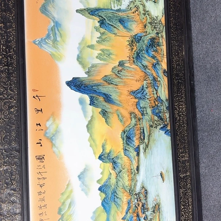 摆件景德镇瓷板画