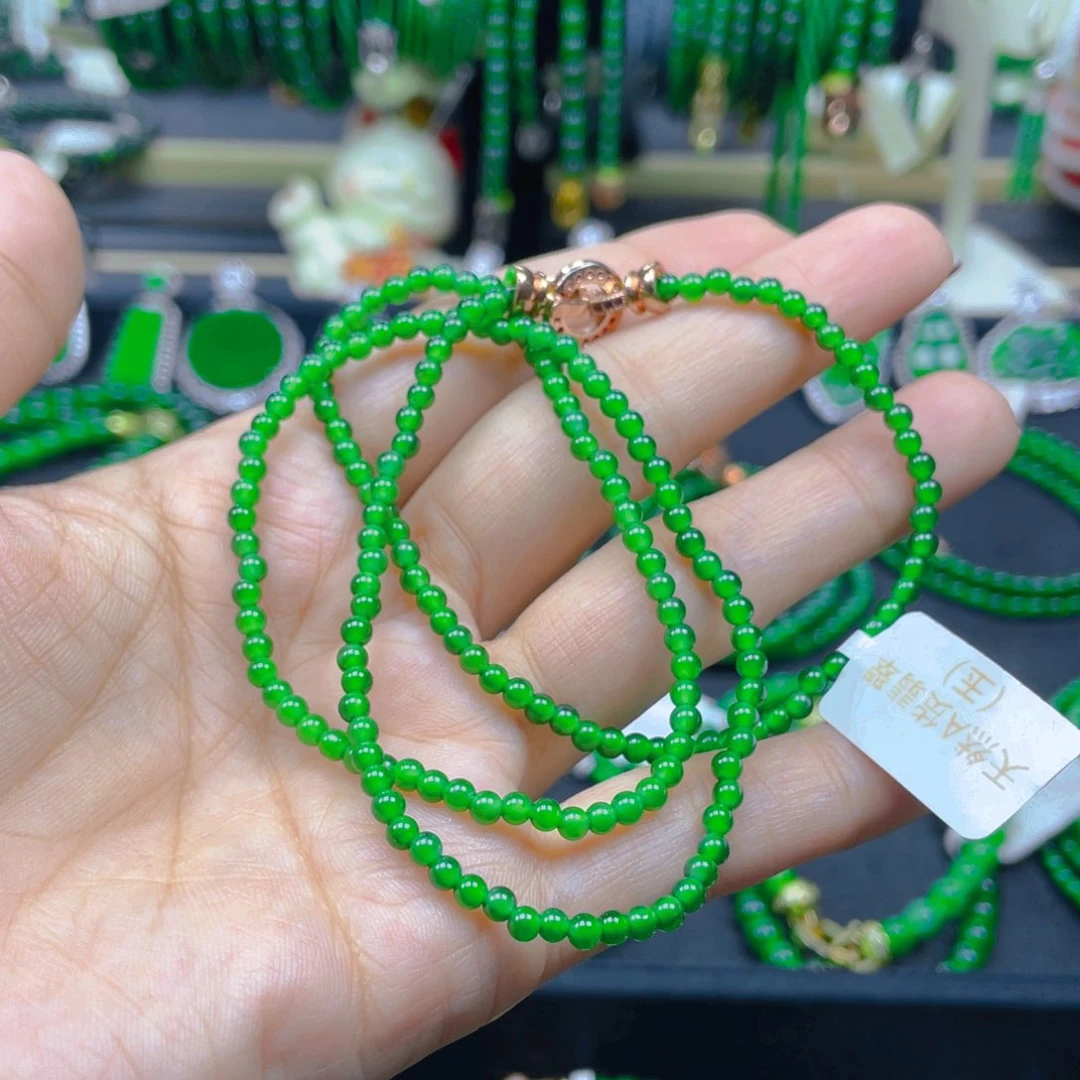 颈饰未镶嵌翡翠项链3