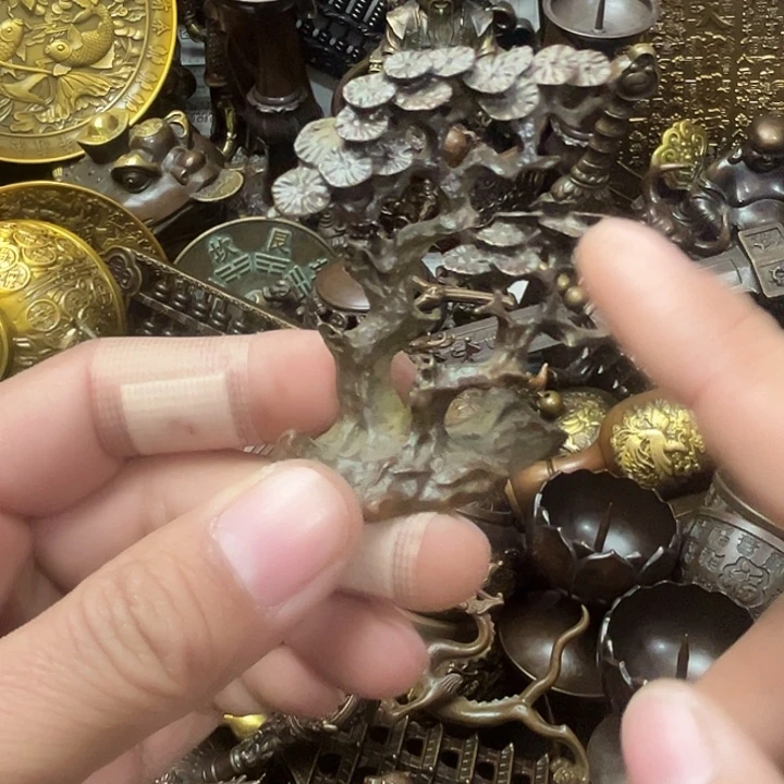 顺顺利利，铜器摆件