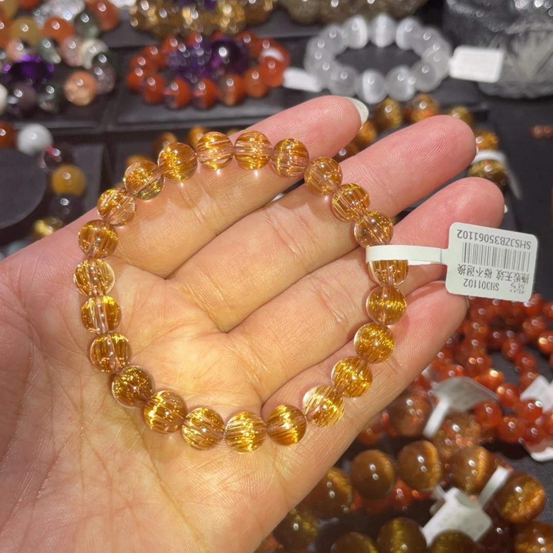 手链水晶未镶嵌铜顺发8.2mm左右